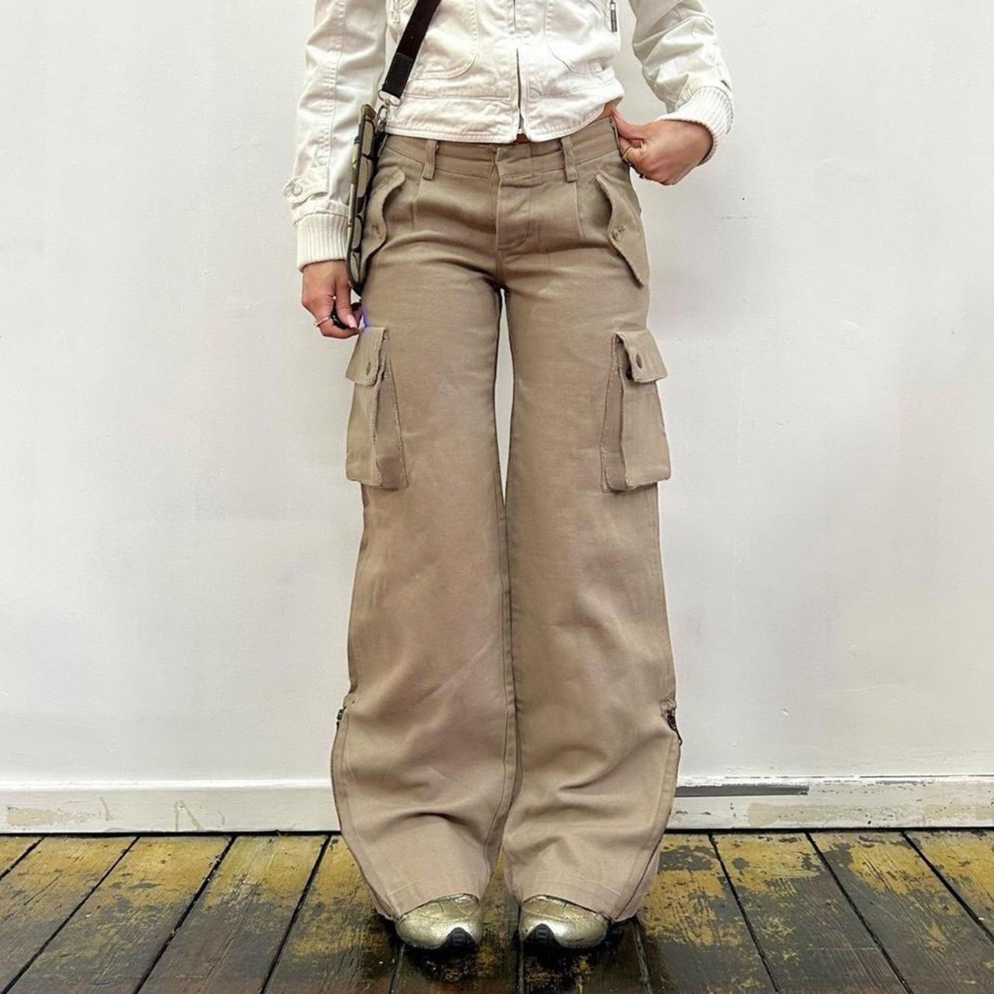 American Worn-Look Washed Denim Jeans for Street Style-Theone Apparel