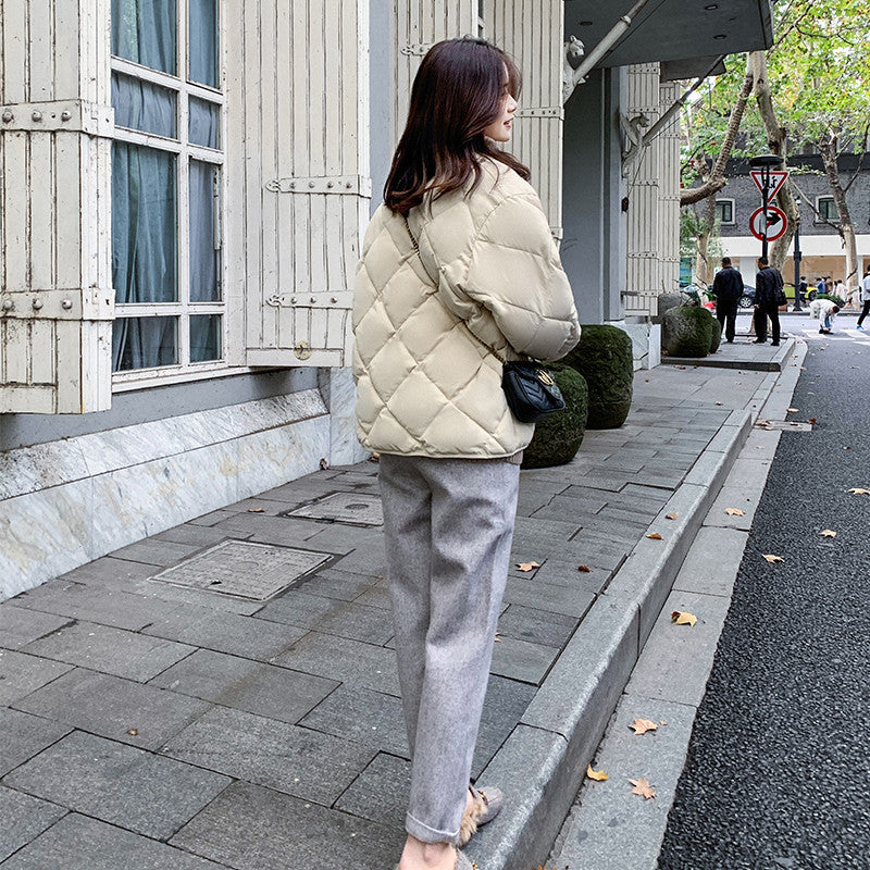 Versatile Lightweight Short Cotton Jacket For Women