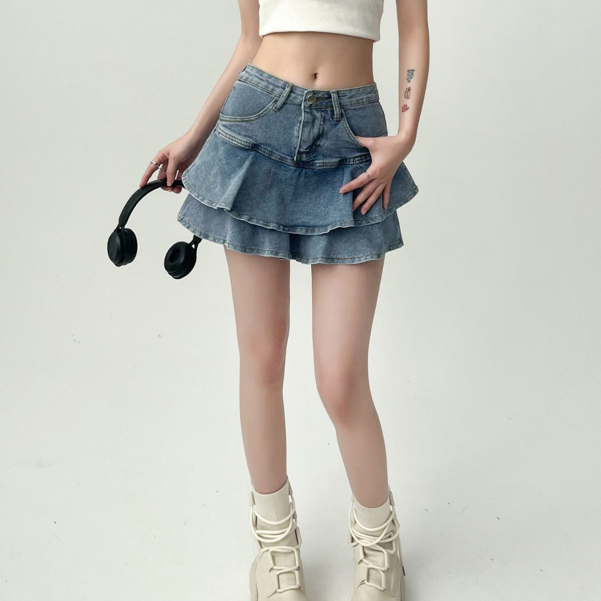 Designer Niche Figure-hugging Hot Girl Mini Skirt