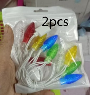 Festive LED USB Charging Cable With Decorative Christmas Lights