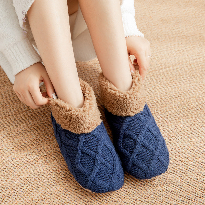 Super soft gebreide stijl slip op huisslippers in verschillende kleuren