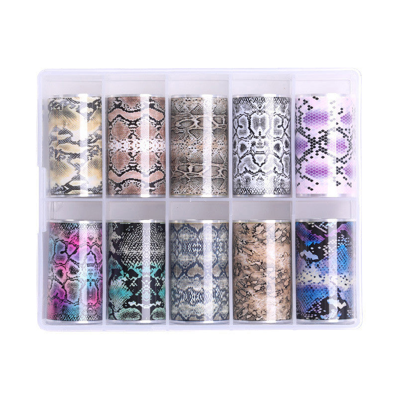 Women's Nail Stickers in Animal Print and Natural Patterning