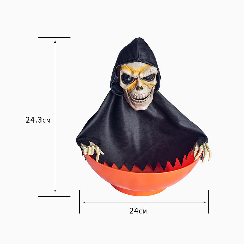 Halloween Ghoul Trick or Treat Bowl with Covering