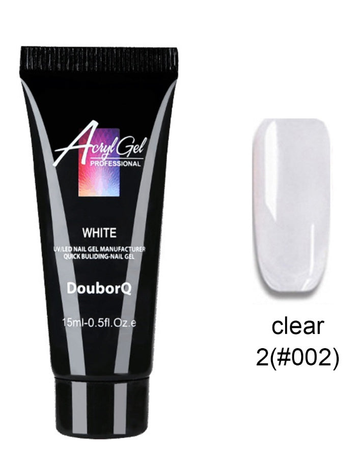 Professional Quality White Poly Gel for DIY Nails