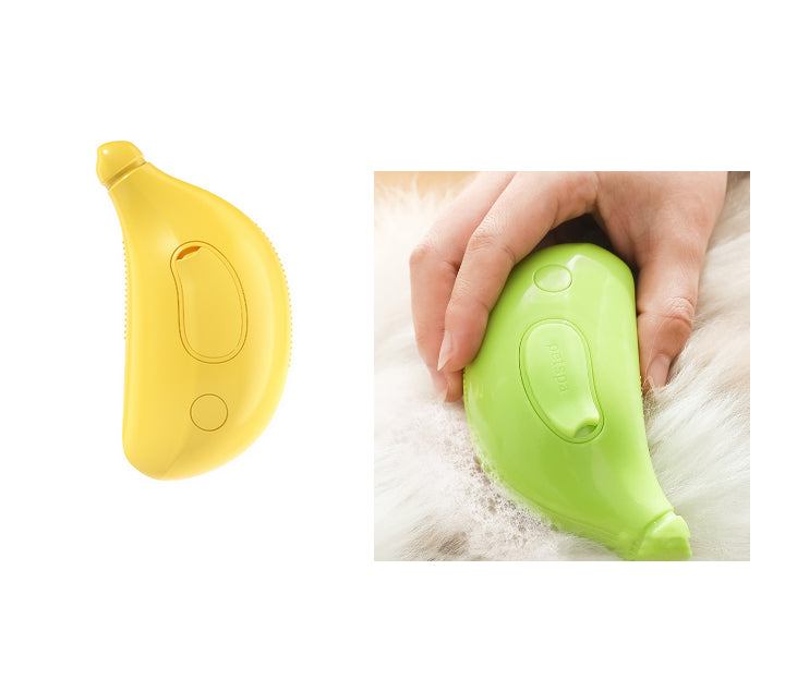 3 In 1 Pet Steam Brush With Spray And Massage