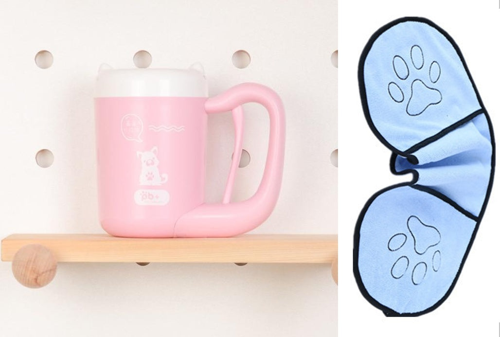 Silicone Pet Paw Washer Cup For Quick Cleaning