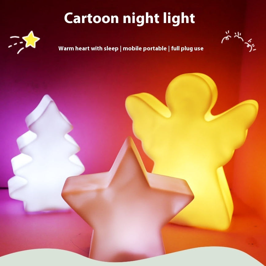 Minimalist Color-Changing LED Battery-Operated Light-Up Christmas Decoration in Assorted Styles