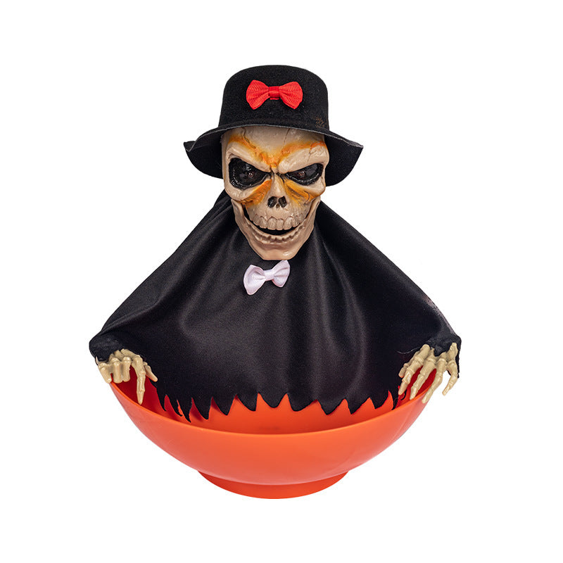 Halloween Ghoul Trick or Treat Bowl with Covering