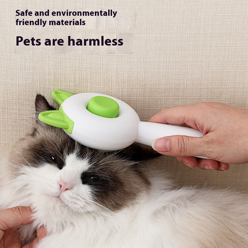 Self Cleaning Pet Hair Remover Brush For Grooming