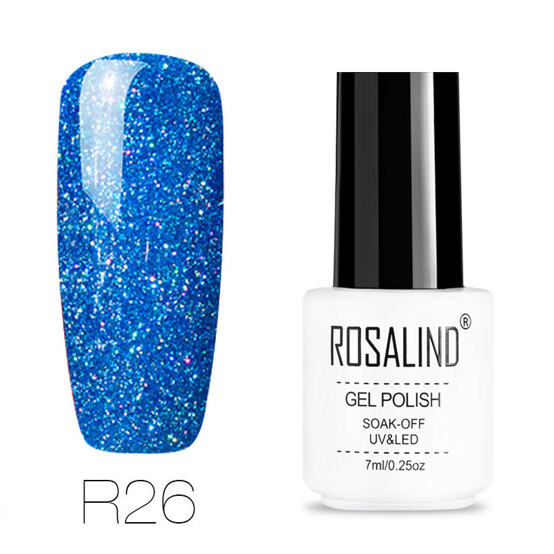 Glittering Stars Sparkly Soak Off Gel Nail Polish-R26-Theone Apparel