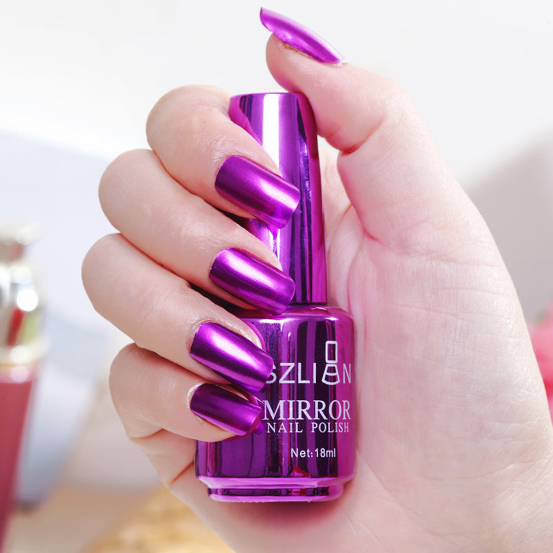 High Quality Metallic Nail Polish in Vibrant Hues-Deep purple-Theone Apparel