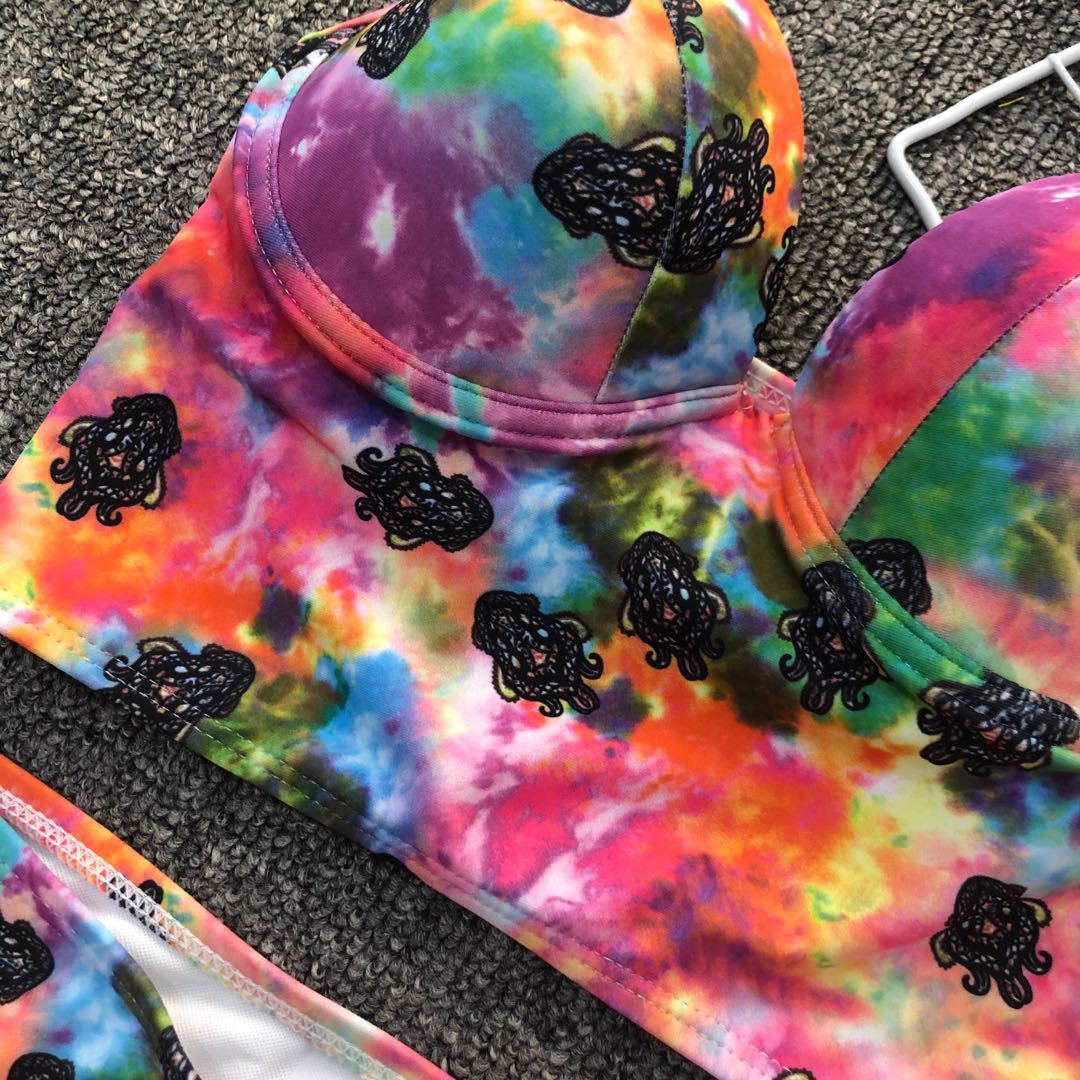Manufacturer-Dyed Split Bikini for Sustainable Effortless Swim Style-Theone Apparel