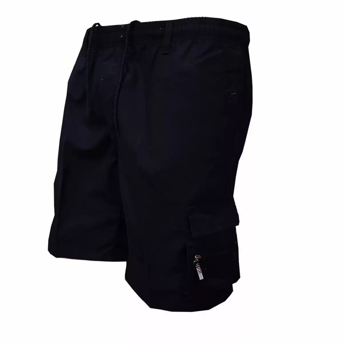 Relaxed Fit Casual Work Shorts for Summer All-Day Comfort-Black-Theone Apparel