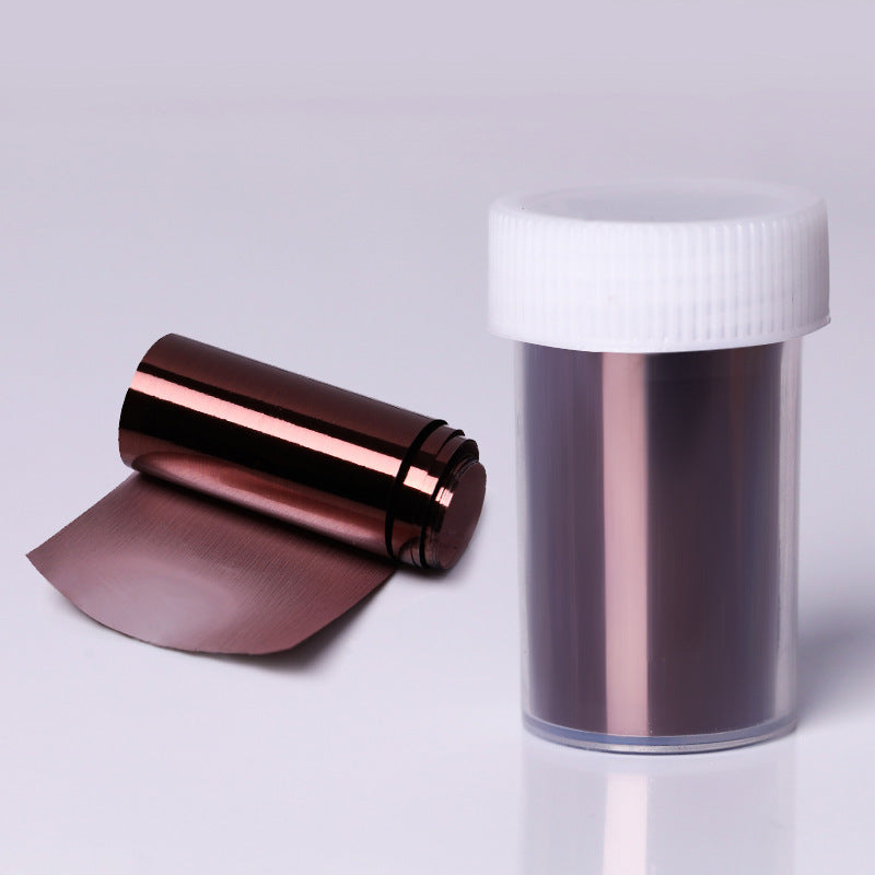 Rose Gold Paper Transfer Sticker for At Home Manicures-Color 07-Theone Apparel