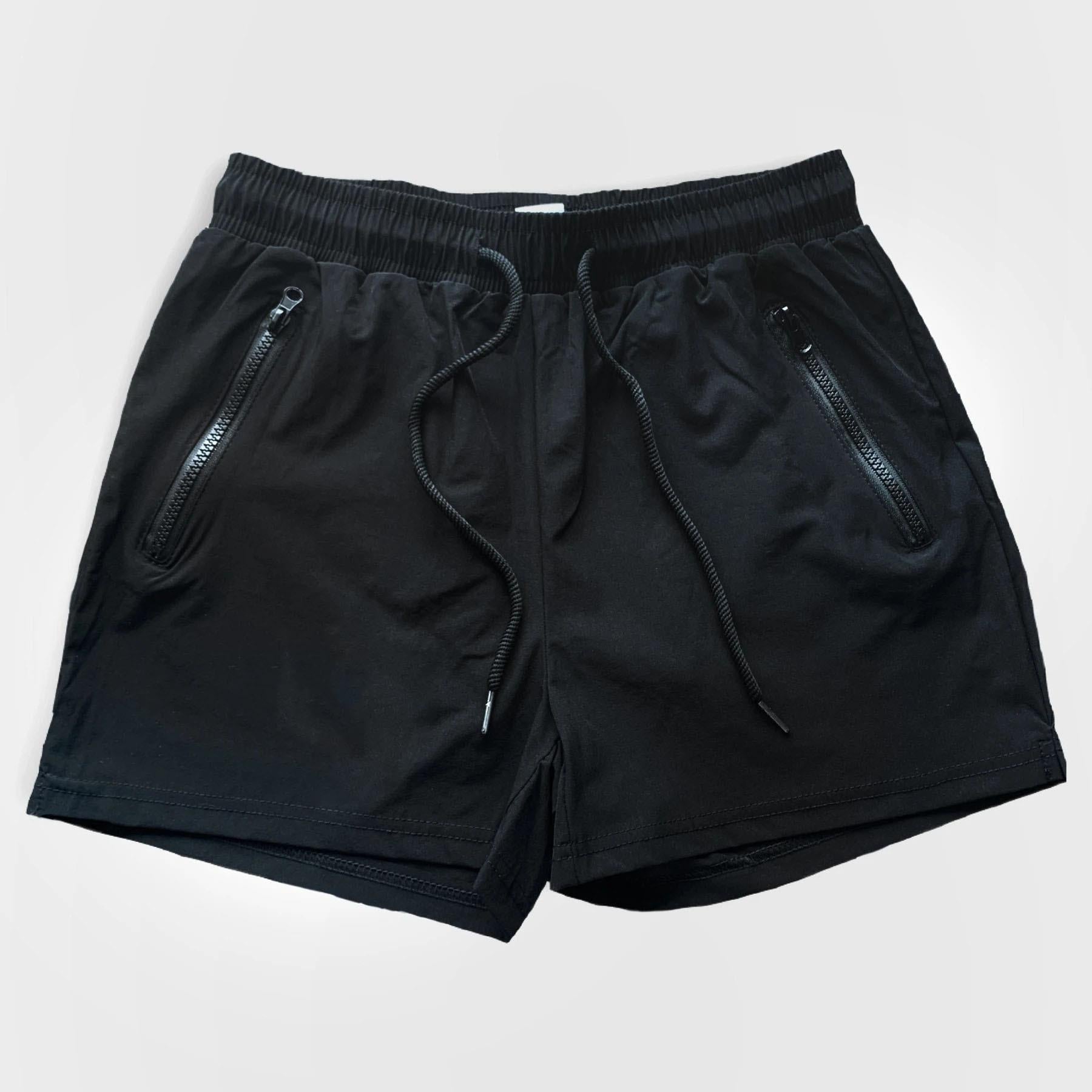 Stylish Sporty Shorts for Trendsetting Summer Athletes-Black-Theone Apparel