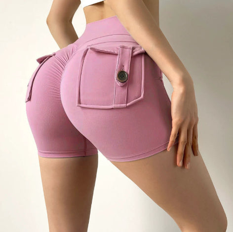 Workwear Peach Butt Lifting Fitness Shorts
