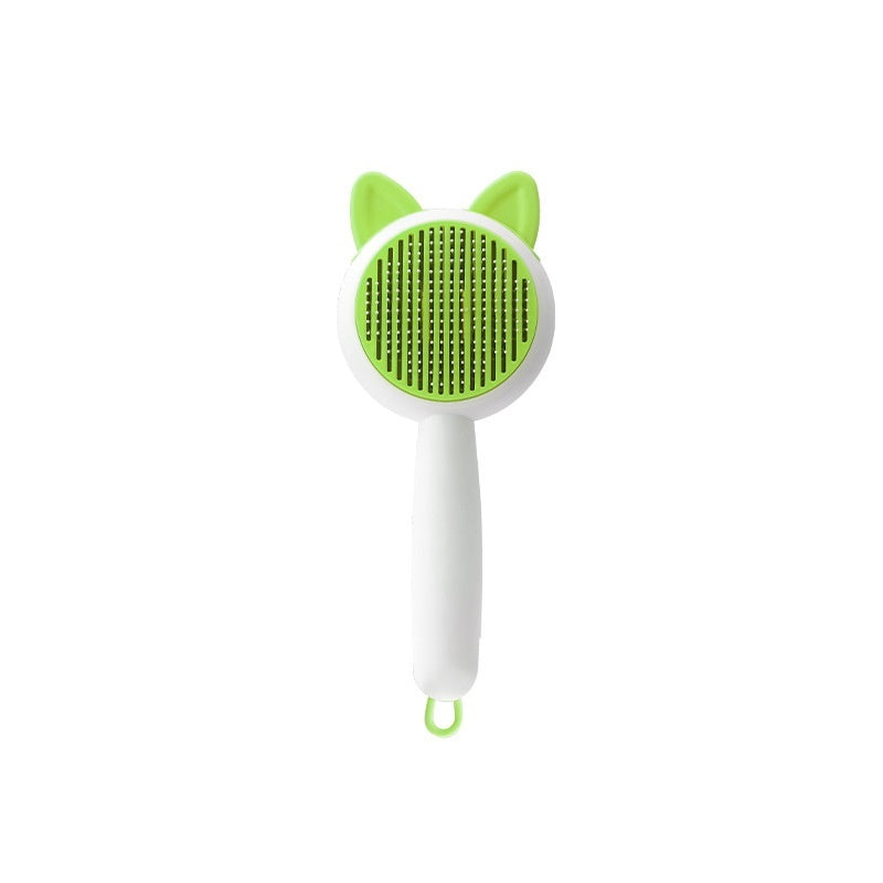 Self Cleaning Pet Hair Remover Brush For Grooming
