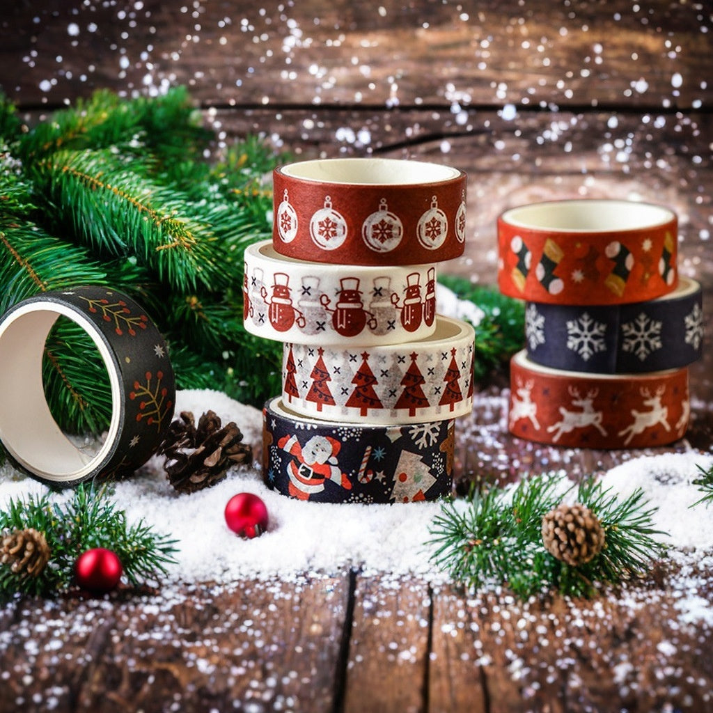 Christmas Themed Washi Tape and Christmas Gift Wrapping Tape