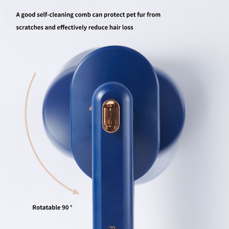 Self Cleaning Pet Comb For Hair Removal And Grooming