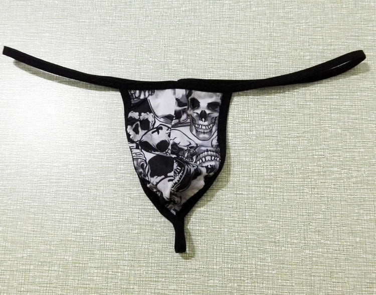 Skulls and Lace Front Thong