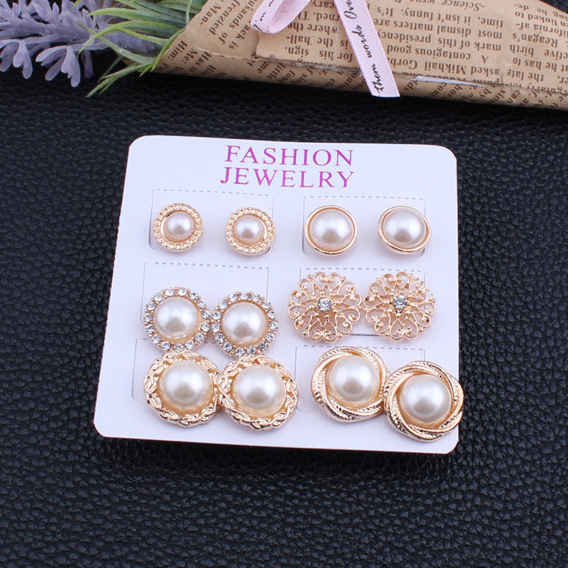 Classic Vintage Style Pearl Earrings