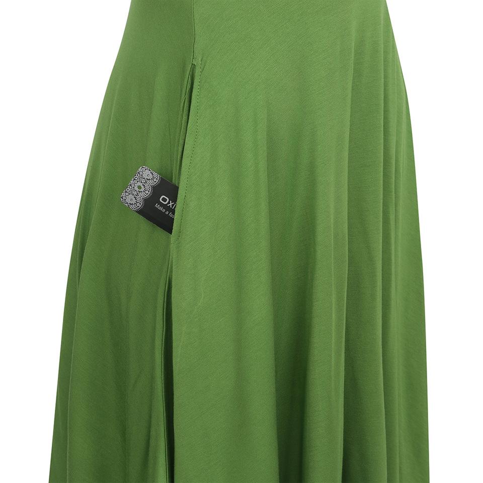 Green Scoop Neck Tank Dress