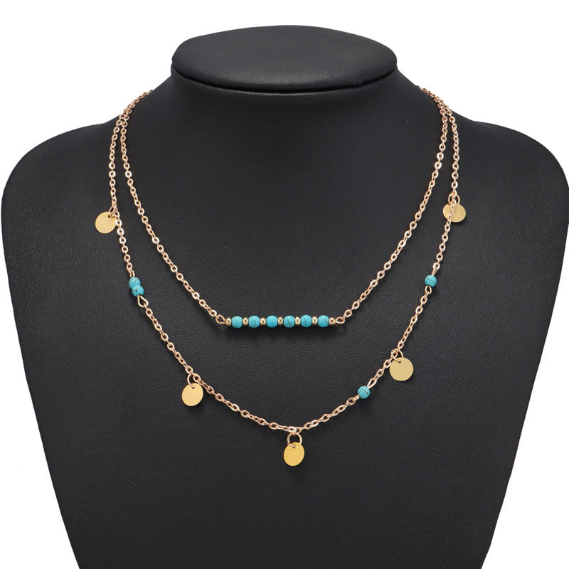 Double Strand Boho Necklace