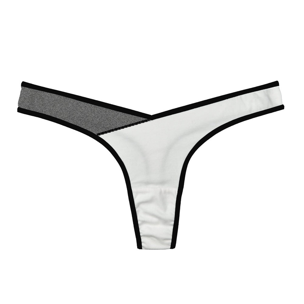 مشذبة Crisscross Thong Panty