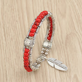 Bracelet de bracelet en perles multicolores