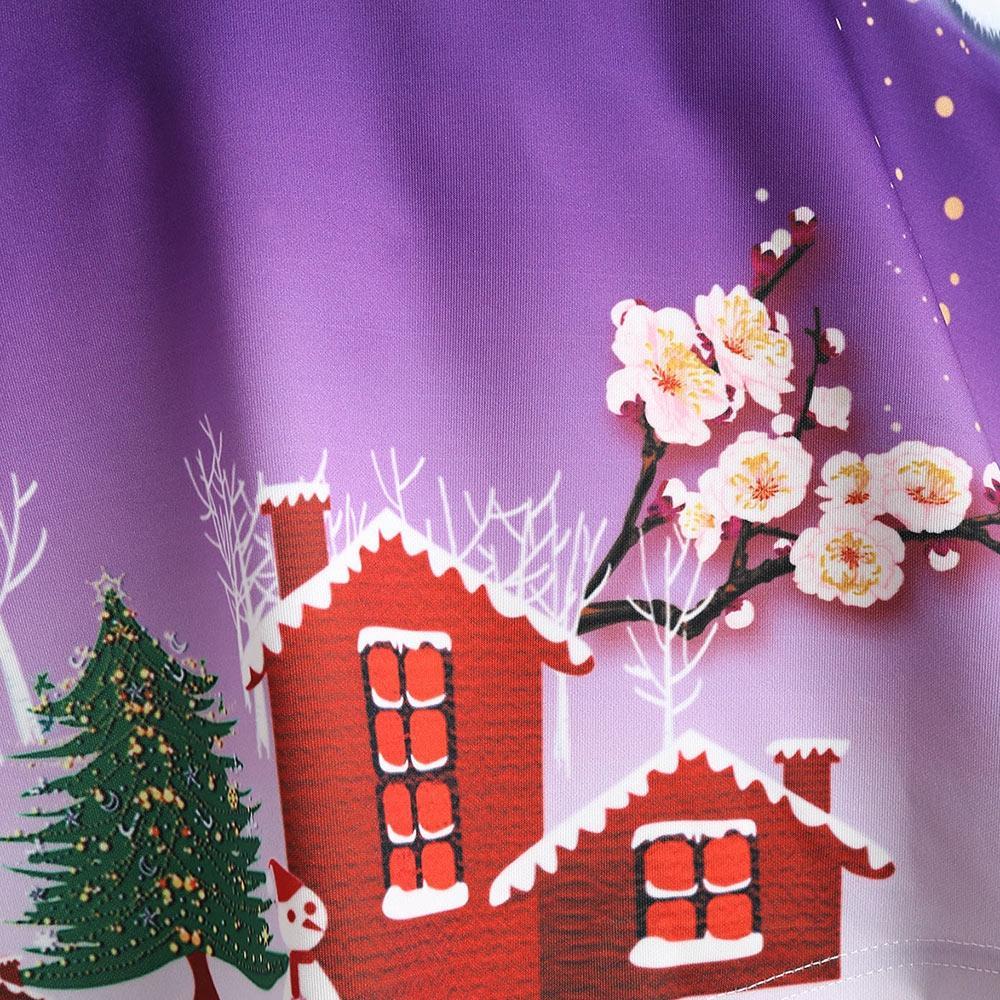 Christmas Snowman Plus Size Skirt - Theone Apparel