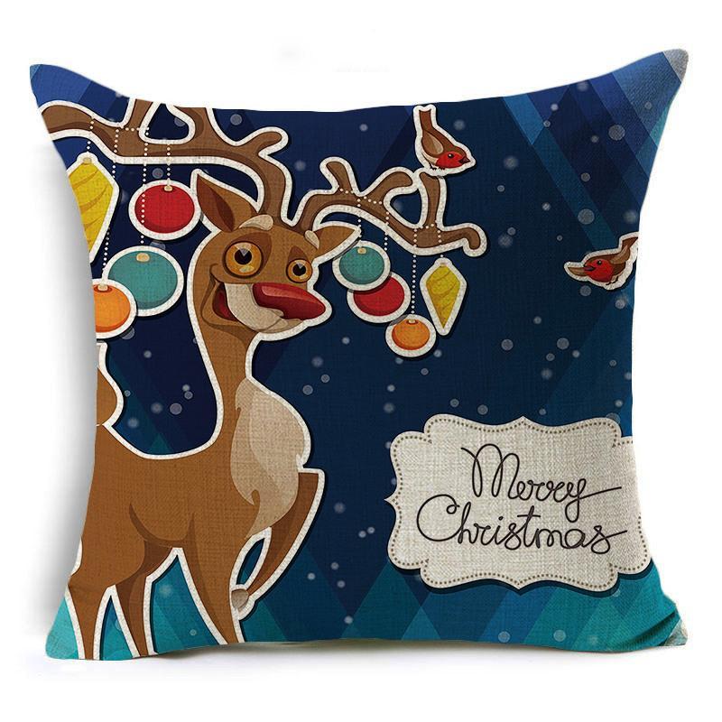 Christmas Tidings Printed Pillow Covers - Theone Apparel