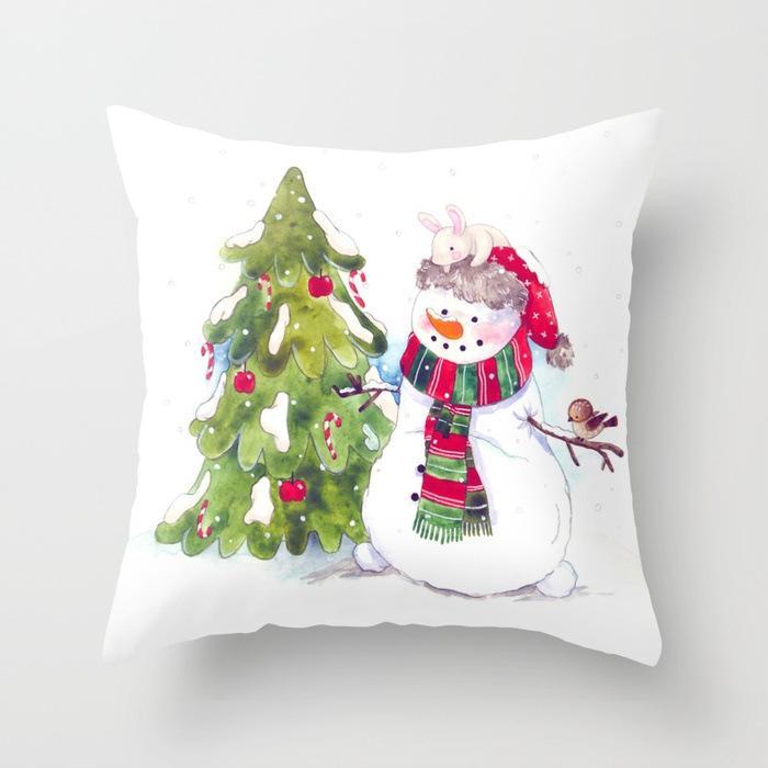 Cozy Up Christmas Print Pillow Covers - Theone Apparel