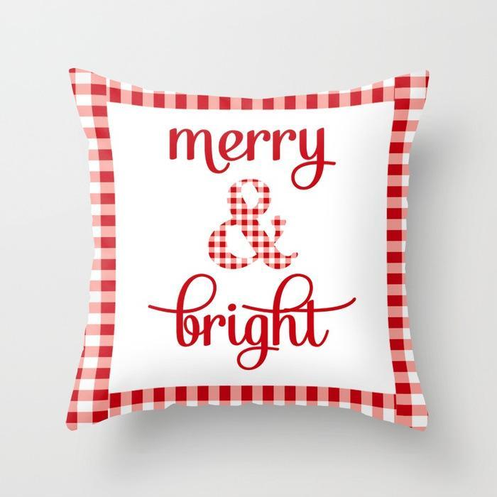 Cozy Up Christmas Print Pillow Covers - Theone Apparel