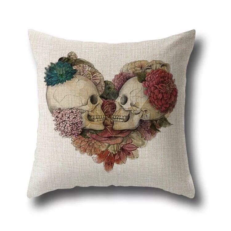 Day Of The Dead Skull Pillow Covers - Theone Apparel