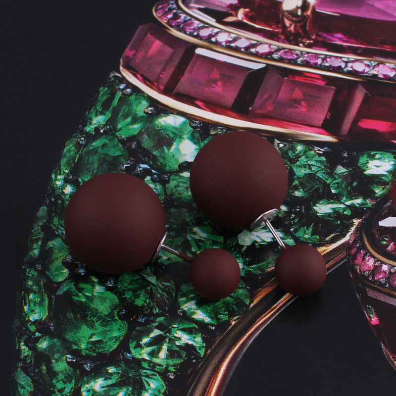 Double Sided Pastel Sphere-Coffee-Theone Apparel