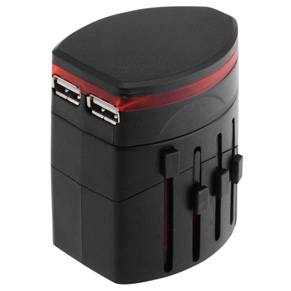 Dual Port Universal Wall AC Power Adapter - Theone Apparel