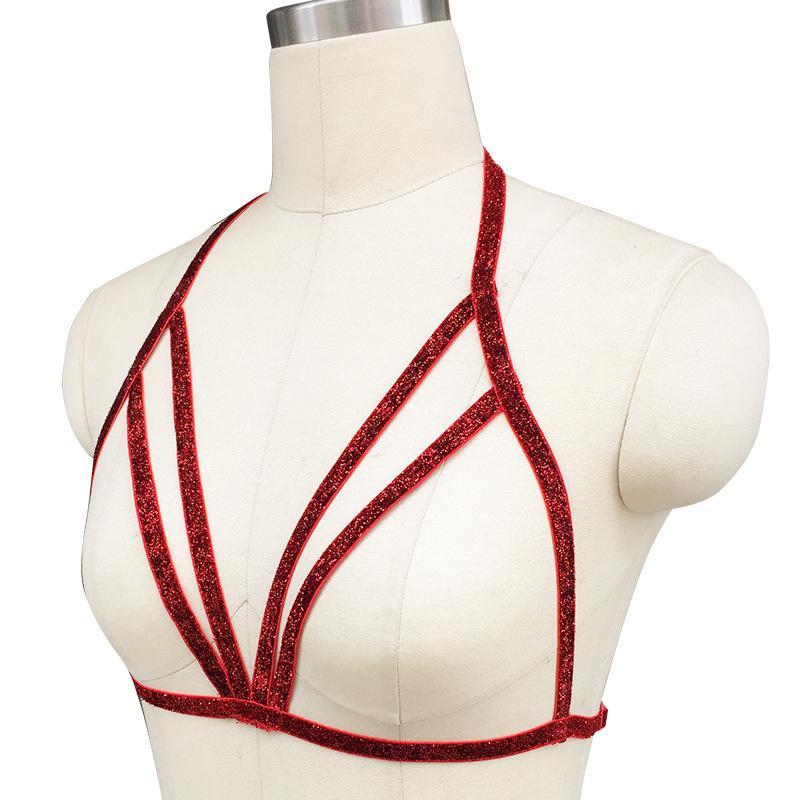 Elastic Open Cup Lingerie Bra - Theone Apparel