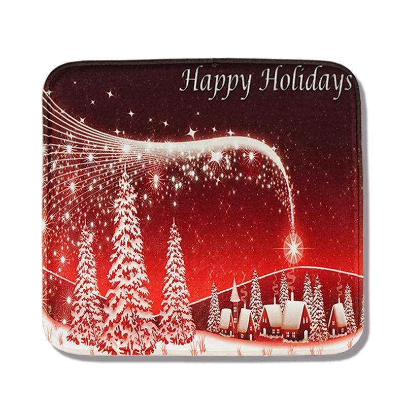 Festive Christmas Holidays Chair Mats - Theone Apparel