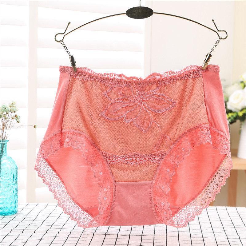 Flirty Flower Lace Hip Hugger Panty-Pink-Theone Apparel