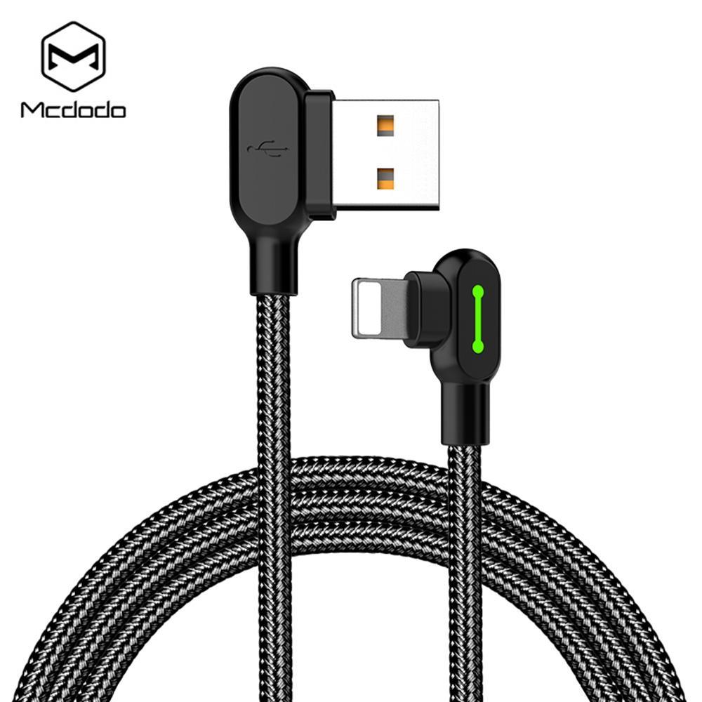 LED Fast Charging 8 Pin Game Cable-Black-Theone Apparel