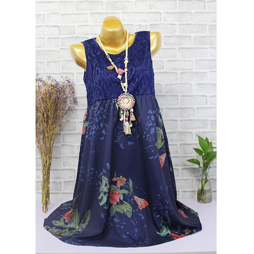 Lace and Bouquets Summer Dress