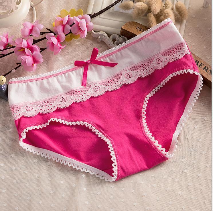 Laced Black and White Hipster Panty-Hot Pink-Theone Apparel