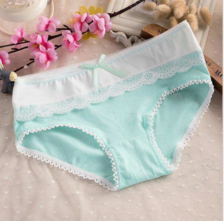 Laced Black and White Hipster Panty-Light Green-Theone Apparel