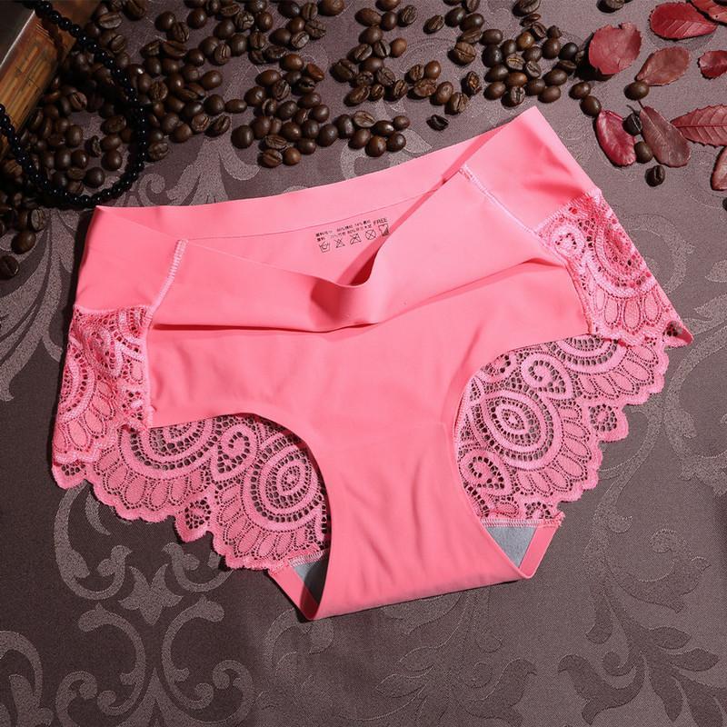 Lacy Bum Smooth Feel Hipster Panty-Hot Pink-Theone Apparel
