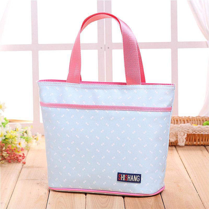 Large Preppy Print Tote Bag - Theone Apparel