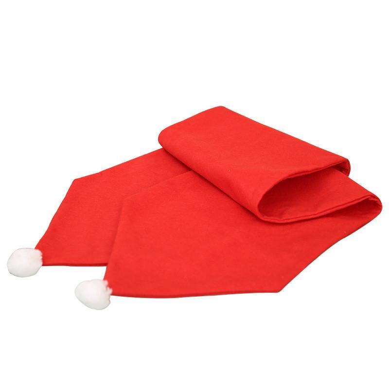 Long Red Tablecloth for Christmas Parties