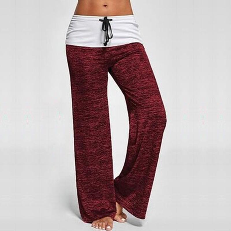 Loose Fit Cable Knit Lounge Pants-Dark Red-Theone Apparel