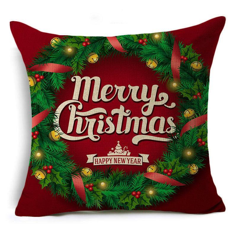 Merry Christmas Holiday Pillow Covers