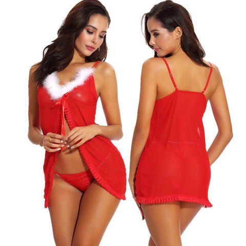Miss Claus Sexy Flyaway Lingerie