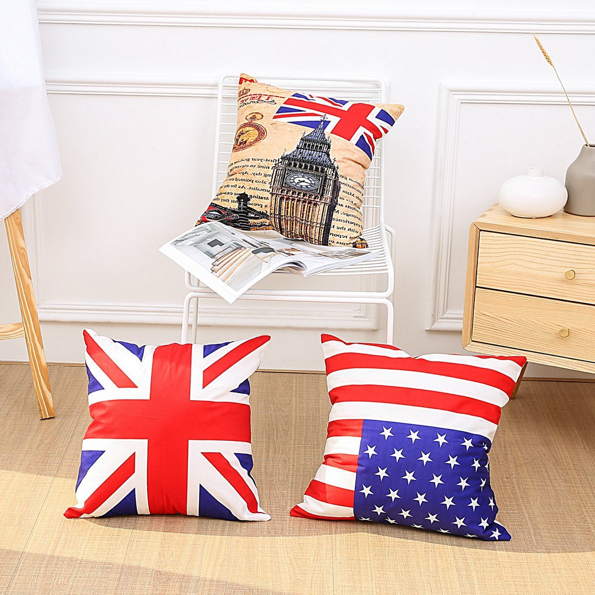 Patriotic Pride Printed Pillow Covers